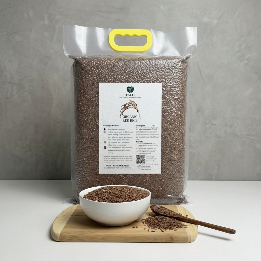 Organic Red Rice 5KG – FALO
